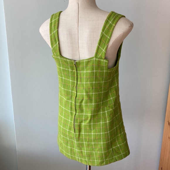 Vintage green plaid tank - Picture 7 of 8